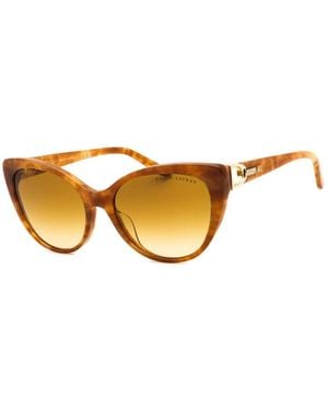 Ralph Lauren Sunglasses Cat Eye Full Rim, Havana Frame And Gradient Lens Rl8215Bu60832L - Brown