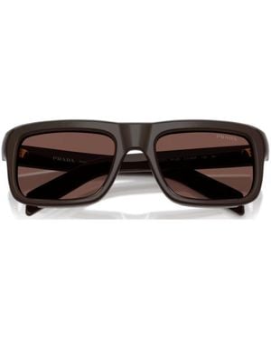 Prada Pr D11S Acetato Sunglasses - Brown
