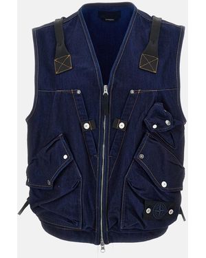 Stone Island Vest - Blue