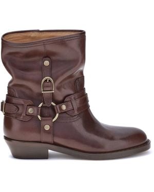 Isabel Marant Ildred Ankle Boots - Brown