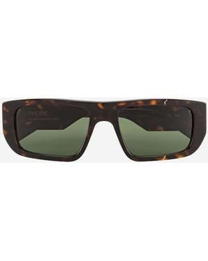 FACE HIDE Vision Cosmo Sunglasses With Logo Acetate - Black