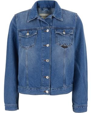 Roy Rogers Jacket Ross Denim Tencel Ocean - Blue