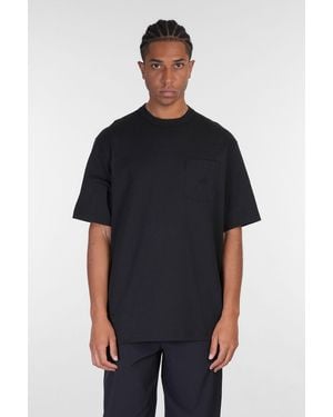 The North Face Ss Dome Relaxed Tee T-shirt In Black Cotton