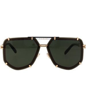 Philipp Plein Spp132 301Y Metal Sunglasses - Black