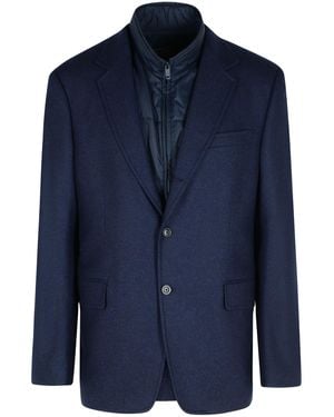 Fay Db Polyamide Jacket - Blue