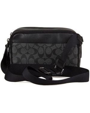 COACH Crossbody Bag- Calf Leather Crossbody-Bags - Black