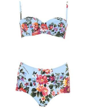 Dolce & Gabbana Printed Swimsuit Polyamide Elastane Swim Shorts - White