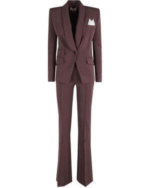 Elisabetta Franchi Giacca Pantalone - Red