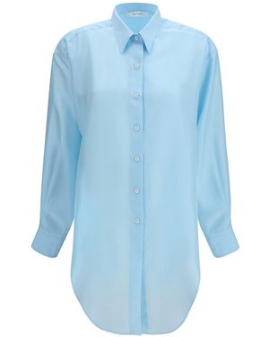 Umit Benan Sailor Marisca Silk Shirt - Blue