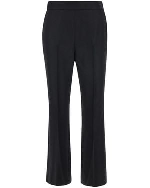 Gucci Flared Pants With Pences - Black