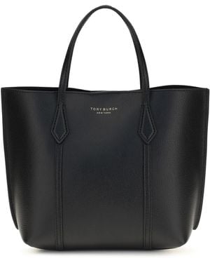 Tory Burch Perry Handbag Calf Leather Bos Taurus Handbags - Black