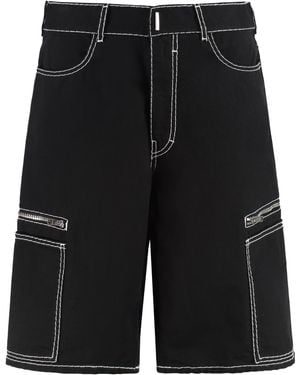 Givenchy Cotton Bermuda Shorts Polyester - Black