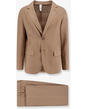 Hevò Galatina Viscose And Linen Suit - Natural