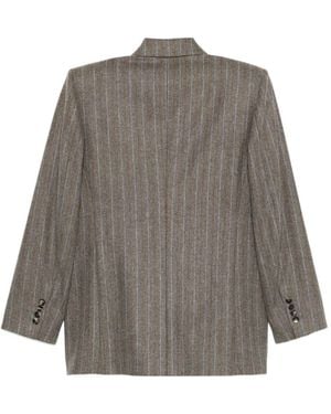 Alberto Biani Double-Breasted Jacket - Gray