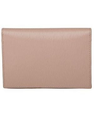Prada Wallet Saffiano Leather Bags - Pink