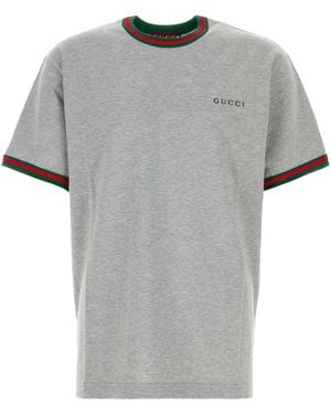 Gucci Cotton T-Shirt - Gray