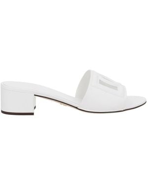Dolce & Gabbana Heeled Sandal - White