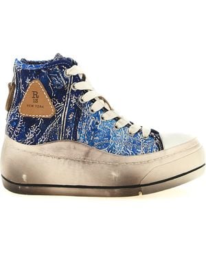 R13 'Kurt' Trainers - Blue