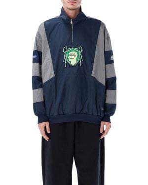 adidas Originals Adidas X Brain Dead Half-Zip Track Jacket - Blue