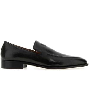 Miu Miu Leather Loafers - Black