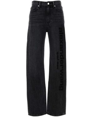 T By Alexander Wang Jeans - Black