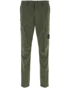 Stone Island Cargo Trousers - Green