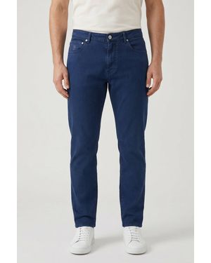 Brunello Cucinelli Dark Straight Trousers - Blue