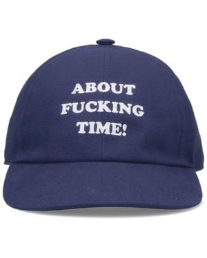 キャップ Stella Mccartney Blu Cotton Baseball Cap Stella McCartney Blu Cotton Baseball Cap in Blue | Lyst