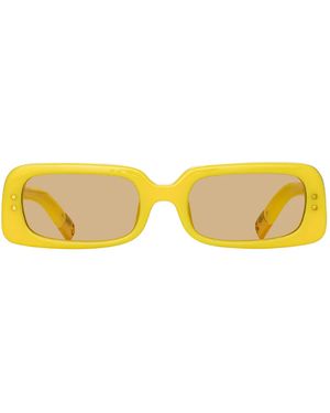 Jacquemus Mini Sunglasses With International Fit - Yellow