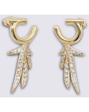 Ferragamo Bijoux Brass Glass - White