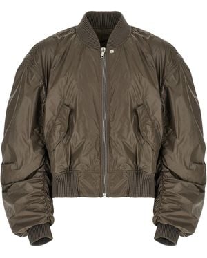 Rick Owens Nylon Bomber Clothing - Brown