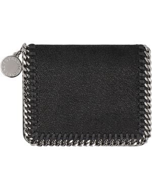 Stella McCartney Bi-Fold Wallet Falabella Polyester & Purses - Black