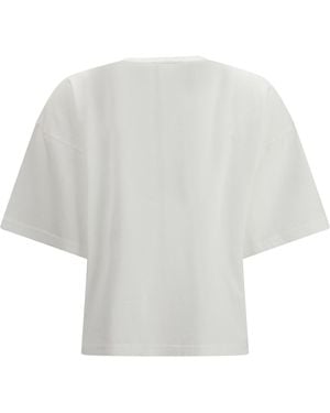 forte_forte Oversized Cotton Jersey T-Shirt T-Shirts - White