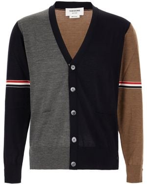 Thom Browne Wool Cardigan - Black