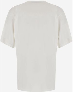 Balenciaga T-Shirt The Window Cotton T-Shirts - White