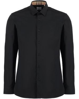 Burberry Cotton Shirt - Black