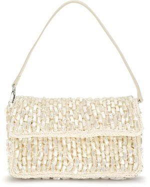 STAUD Timmy Shoulder Bag - White