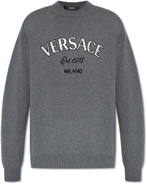 Versace Jumpers - Grey