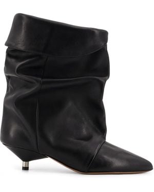 Isabel Marant Edrik Leather Boots - Black
