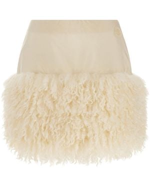 Moncler Miniskirt - Natural