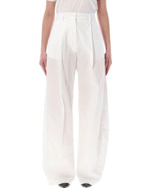 Thelatest The Latest Billie Poplin Trousers - White
