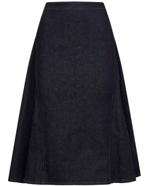 Jacquemus The Lavoir De-Nîmes Denim Skirt - Blue