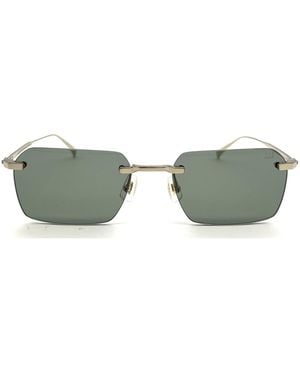 dunhill Chic Metallic Sunglasses With 145Mm Temple Size - Green