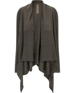 Rick Owens Medium Wrap Cardigan - Gray