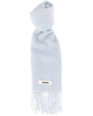 Jacquemus Alpaca Blend Scarf - White