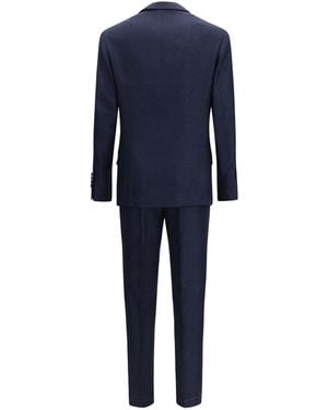 Brunello Cucinelli Two-Piece Single-Breasted Suit - Blue
