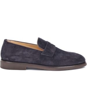 Brunello Cucinelli Suede Loafers - Blue
