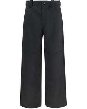 KENZO Reinforced Virgin Wool Chino Pants - Black