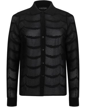 Tom Ford Cotton Silk Shirts - Black