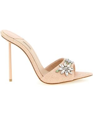 Le Silla Pointed Tow Heels - Metallic